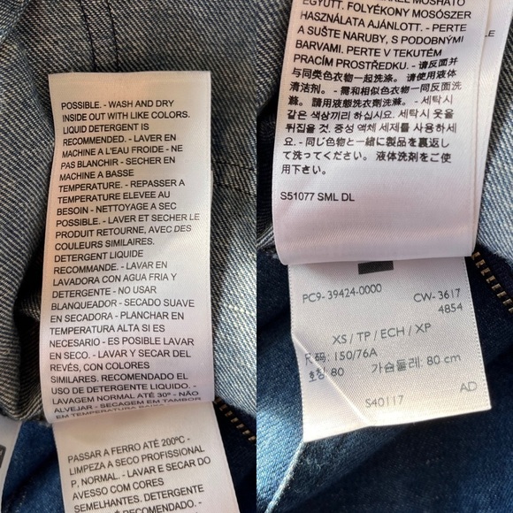 ⚡️ Levi’s Alix Medium Wash Tie-Waist Cropped Jumpsuit XS The Flash - Picture 11 of 16